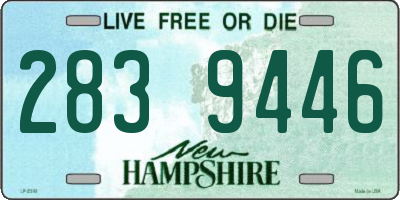 NH license plate 2839446