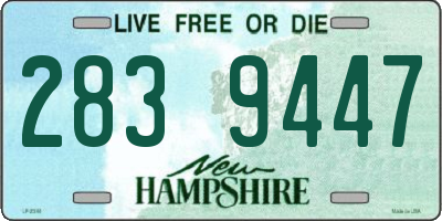 NH license plate 2839447