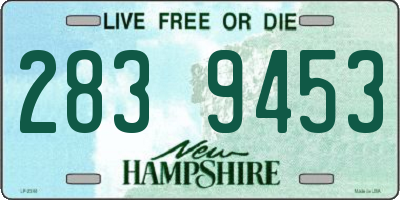 NH license plate 2839453
