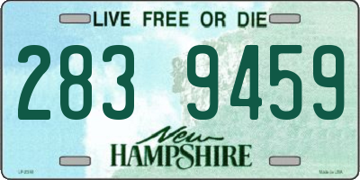 NH license plate 2839459