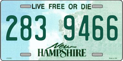 NH license plate 2839466