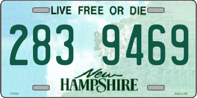 NH license plate 2839469