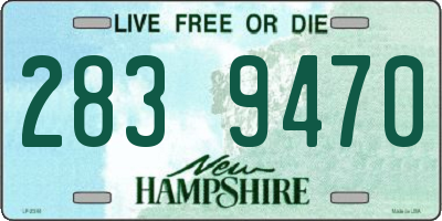 NH license plate 2839470