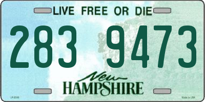 NH license plate 2839473