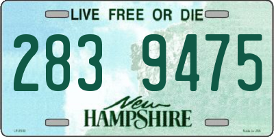 NH license plate 2839475