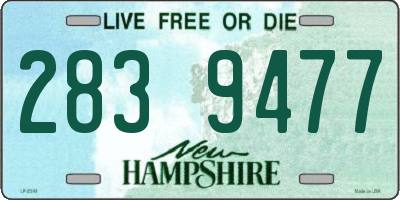 NH license plate 2839477