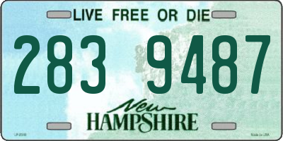 NH license plate 2839487