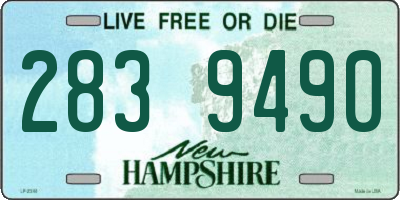 NH license plate 2839490