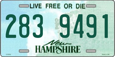 NH license plate 2839491