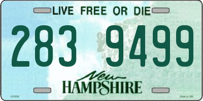 NH license plate 2839499