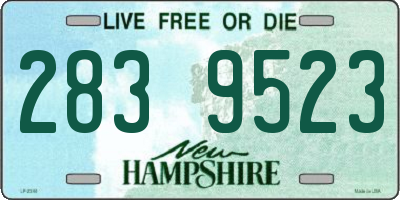 NH license plate 2839523