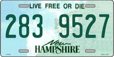 NH license plate 2839527