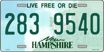 NH license plate 2839540