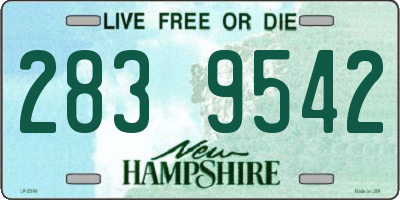 NH license plate 2839542