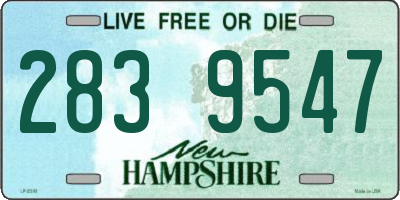 NH license plate 2839547