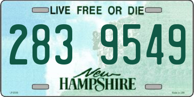 NH license plate 2839549