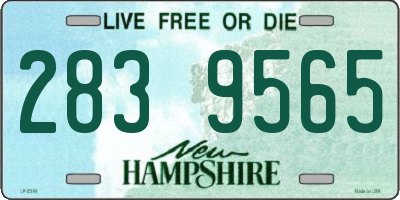NH license plate 2839565