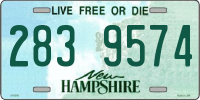 NH license plate 2839574