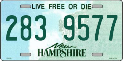 NH license plate 2839577
