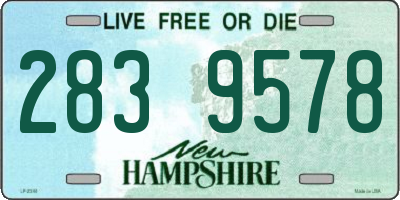 NH license plate 2839578