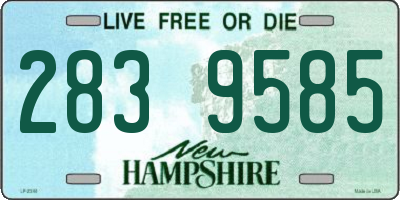 NH license plate 2839585