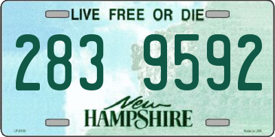 NH license plate 2839592
