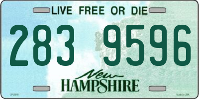 NH license plate 2839596