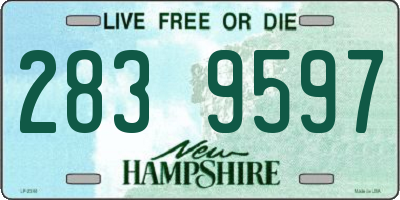 NH license plate 2839597