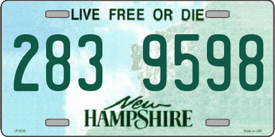 NH license plate 2839598