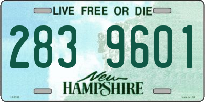 NH license plate 2839601