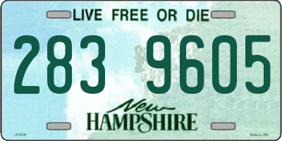 NH license plate 2839605