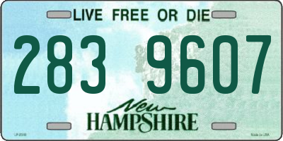 NH license plate 2839607
