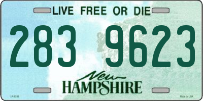 NH license plate 2839623