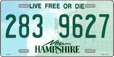 NH license plate 2839627
