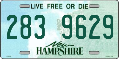 NH license plate 2839629