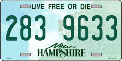 NH license plate 2839633