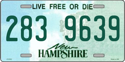 NH license plate 2839639
