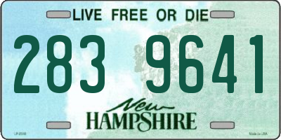 NH license plate 2839641