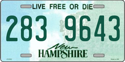 NH license plate 2839643