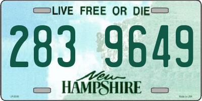 NH license plate 2839649