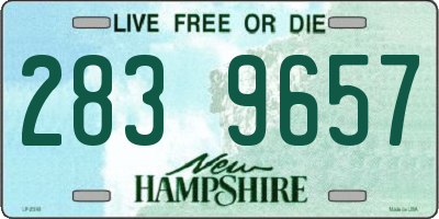 NH license plate 2839657