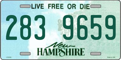 NH license plate 2839659