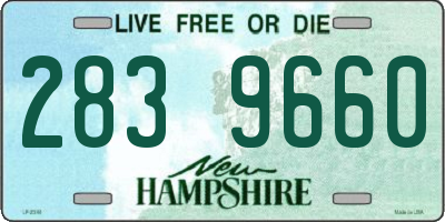 NH license plate 2839660