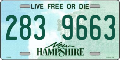 NH license plate 2839663
