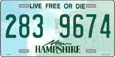 NH license plate 2839674