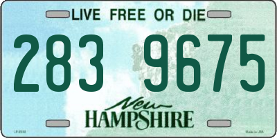 NH license plate 2839675