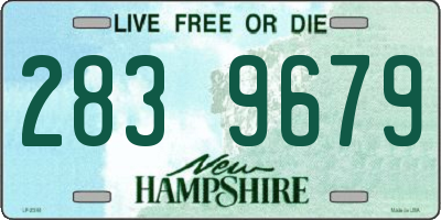 NH license plate 2839679