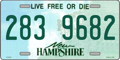 NH license plate 2839682