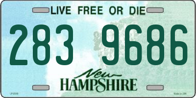 NH license plate 2839686