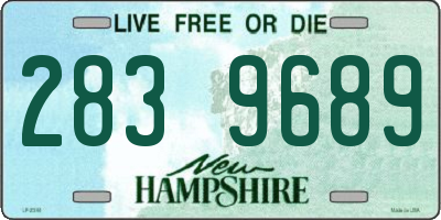 NH license plate 2839689